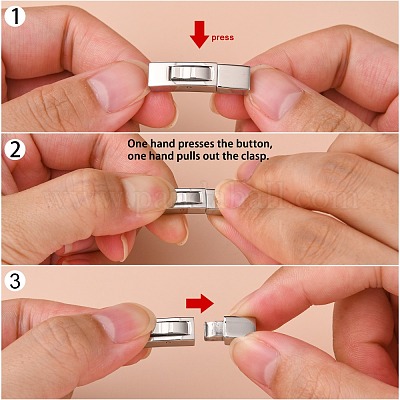 Байонетные застежки из нержавеющей стали 304 STAS-F122-34P-1