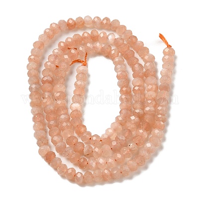 Natürliche sunstone Perlen Stränge&nbsp;G-F460-02-1