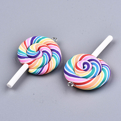 Подвески из полимерной глины ручной работы&nbsp;LS-X-CLAY-T016-80B-1