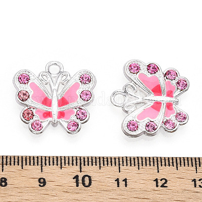 Подвески из эмали и сплава&nbsp;LS-FIND-WH0417-27F-1