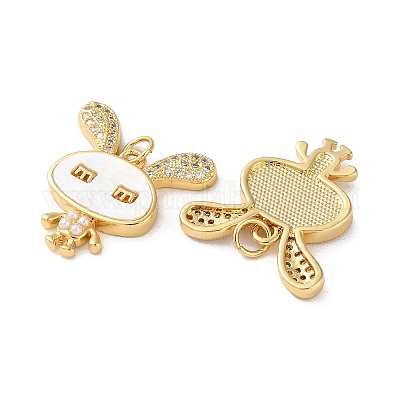 Латунные микро проложить кубического циркония подвески KK-B083-42G-1