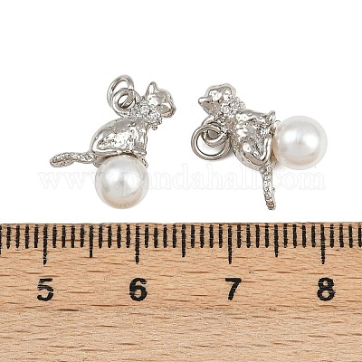 Латунные микро проложить кубического циркония подвески KK-A269-14P-1