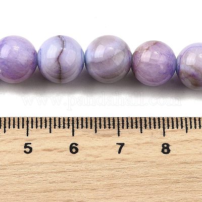 Естественно полосатый каменные бусы нити G-D315-A01-02-8mm-1