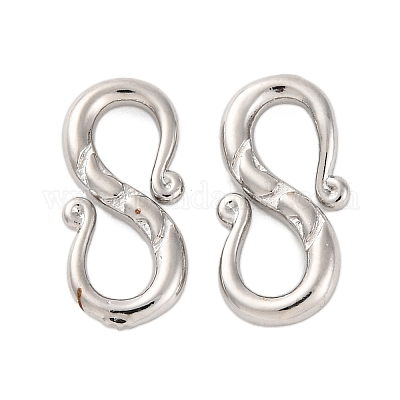 Стойки обшивки латунь крючком и S-крючок застежки KK-Z070-38B-P-1