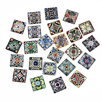 Кабошоны из стекла GGLA-S036-21C-02C-1