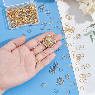 300 шт. Открытые соединительные кольца из нержавеющей стали 304 STAS-UN0058-56G-04-1