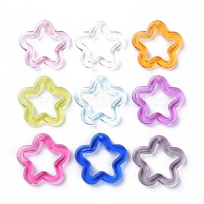 Прозрачные акриловые бусины&nbsp;MACR-S373-24-B-1