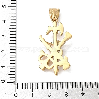 Пасхальные подвески из нержавеющей стали 304 STAS-D207-10G-1