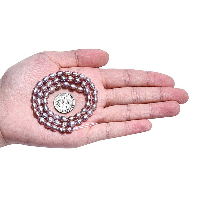 Нити из натурального культивированного пресноводного жемчуга PEAR-N012-04O-1