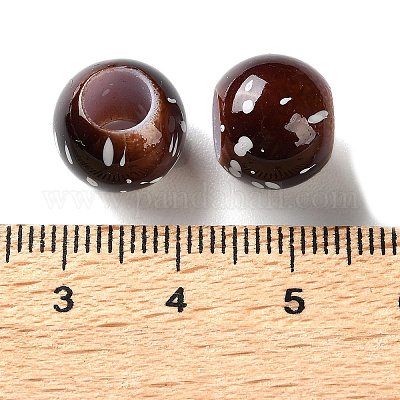 Европейские бусины из АБС-пластика KY-G033-01B-12-1