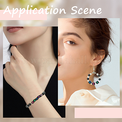 300 шт. акриловые европейские бусины с буквами OACR-SC0001-70A-1