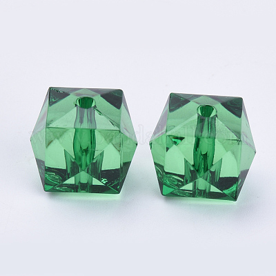 Прозрачные акриловые бусины TACR-Q259-10mm-V17-1