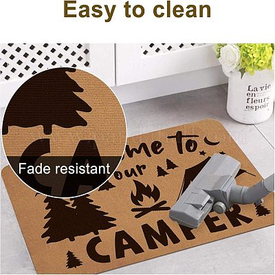 Коврик из льна AJEW-WH0142-005-1