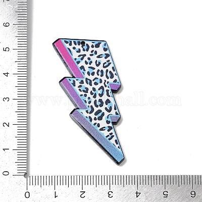 Подвески из непрозрачного акрила с двусторонней печатью FIND-D283-09G-1