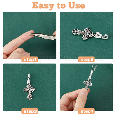 6 шт. 925 серебряных кулона для подвески STER-DC0001-36-1