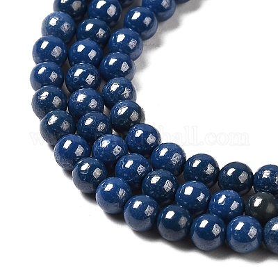 Нити бусины с имитацией жемчуга кубического циркония ZIRC-P109-03A-02-1