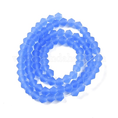 Имитировать нити бус из матового стекла из австрийского хрусталя GLAA-F029-TM3mm-B07-1