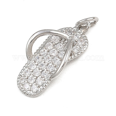 Латунные микро проложить кубического циркония подвески KK-A269-62P-1