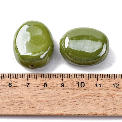 Бусины из полимерной глины  PORC-K005-01A-01-1