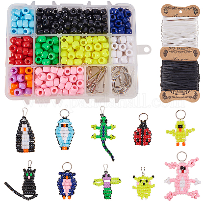 Porte-Clés En Perles SUNNYCLUE - Lot De 20 Barres Métal Blanc Pour Fabrication Bijoux Et Décorations
