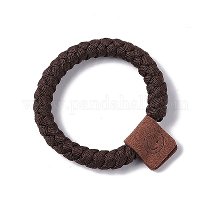 Solid Cloth Elastic Braided Hair Ties PHAR-F015-04A-1