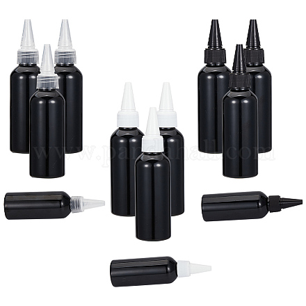 12 шт. 3-цветные пластиковые флаконы для дозирования клея из полипропилена AJEW-GO0001-27-1