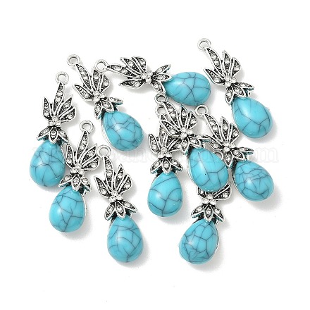 Подвески из сплава и страза&nbsp;LS-PALLOY-P313-06AS-1