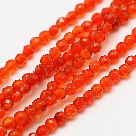 Natural Agate Beads Strands G-A129-3mm-A01-1