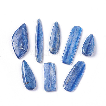 天然藍晶石/シアン石/ジステンカボション  ナゲット  29.5~58.5x10~20.5x3.5~6.5mm G-O174-05-1