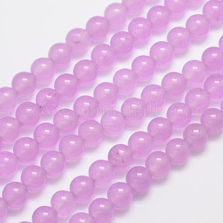 Natürliche und gefärbte Perle Malaysia Jade Stränge G-A146-8mm-A17-1