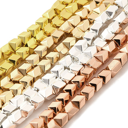 Гальванические нити из синтетических немагнитных гематитовых бусин G-L613-J01-01-1