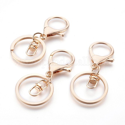 Alloy Keychain Clasp Findings IFIN-F151-02G-1