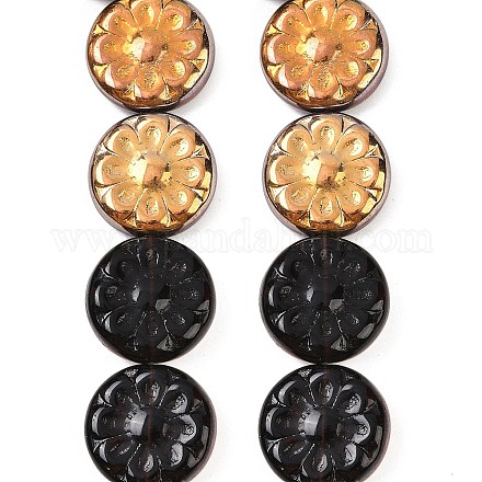 Чешские прессованные стеклянные бусины GLAA-I061-48B-1