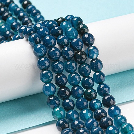 Natürliche Achat Perlen Stränge G-C082-A01-05-1
