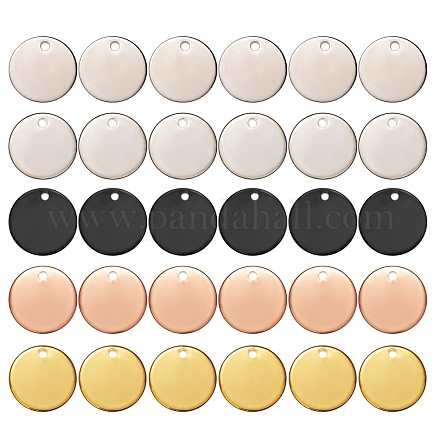 30Pcs 5 Colors Brass Charms KK-SZ0001-42-1