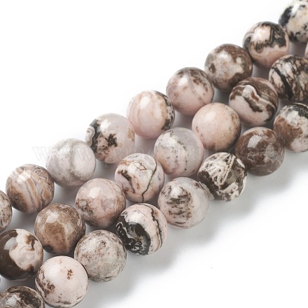Chapelets de perles en rhodochrosite naturelle G-I301-A06-B-1