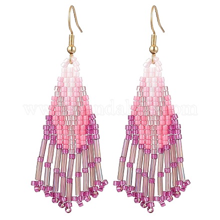 3 пара сережек-подвесок в стиле бохо из нержавеющей стали 304 EJEW-MZ00264-01-1