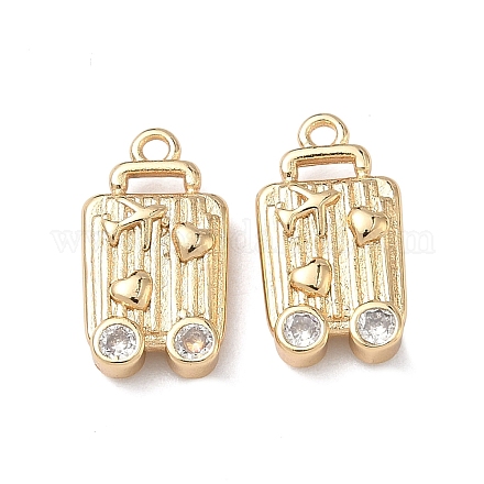 Латунные подвески с фианитами KK-C168-05G-1