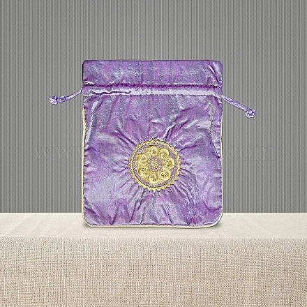Bolsas de bendición de regalo con cordón de brocado de estilo chino PW-WG69519-15-1