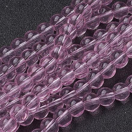 Chapelets de perles en verre GR6mm29Y-1