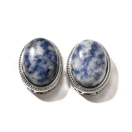 Многорядные звенья из натуральной голубой яшмы KK-M304-02P-10-1