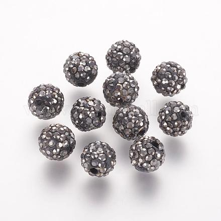 Abalorios de Diamante de imitación de arcilla polímero RB-K050-8mm-C03-1