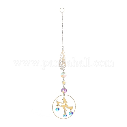 Латунные большие подвесные украшения&nbsp;LS-HJEW-M005-01G-01-1