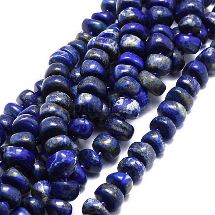 Chapelets de perles en lapis-lazuli naturel G-E569-N01-1