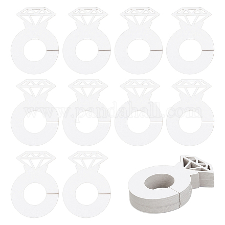 Papier-Diamant-Ring-Weinglas-Anhänger-Tags AJEW-WH0001-71B-1