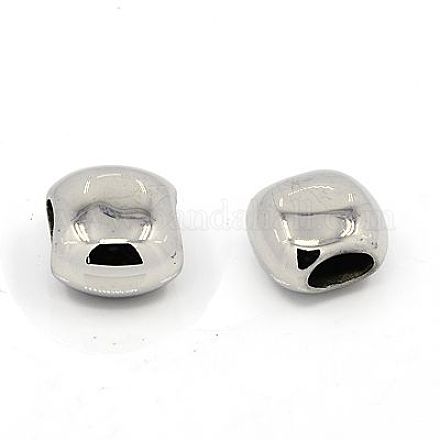 Stainless Steel Slide Charms STAS-E055-12-1