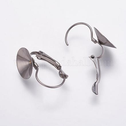 Accessoires de boucle d'oreille de dormeuse en 304 acier inoxydable STAS-K146-030-10mm-1
