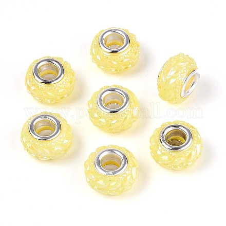 Непрозрачная смола европейский бисер RESI-T057-29L-1