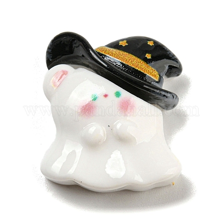 Кабошоны из непрозрачной смолы на тему Хэллоуина RESI-E057-02E-1