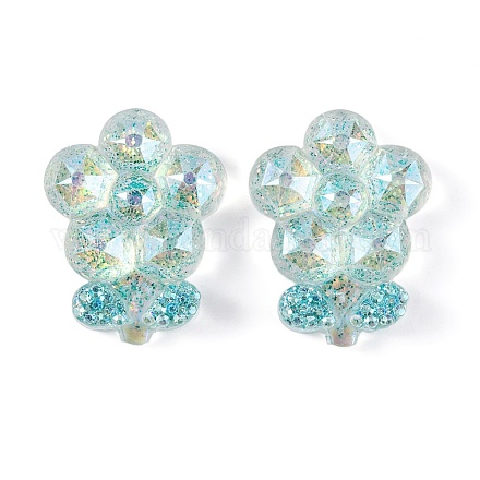 Прозрачные кабошоны для декодирования цветов из эпоксидной смолы CRES-M034-06B-1